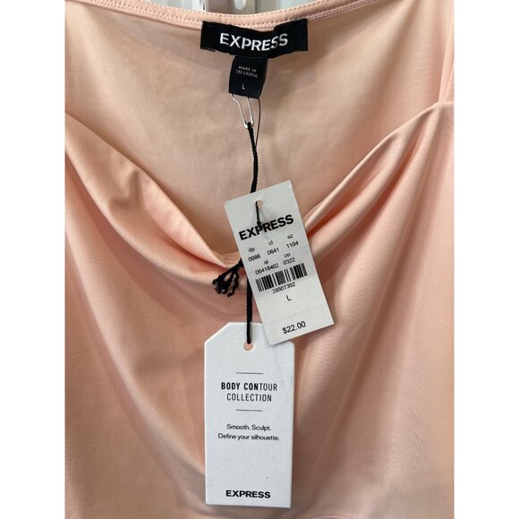 Express Body Contour Collection Cami Top Size Large Sleeveless Square Neck NEW - Picture 5 of 7